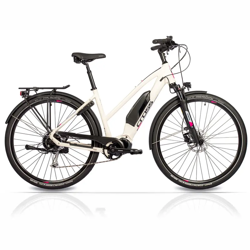 28" E-Bike Damen Trekking Fahrrad X-Tron Sr1 Shimano Steps E-6100 504Wh 9 Gang Shimano Alivio 1