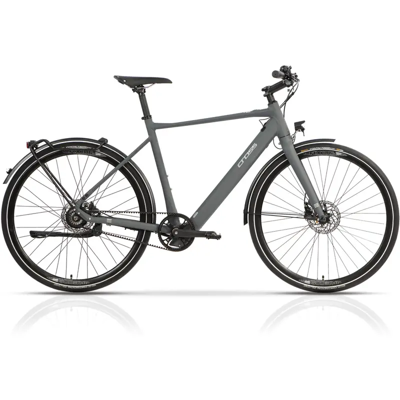 28" E-Bike Herren Urban Bike Street Citybike Bafang 350Wh Gates Carbon Belt Single Speed 1