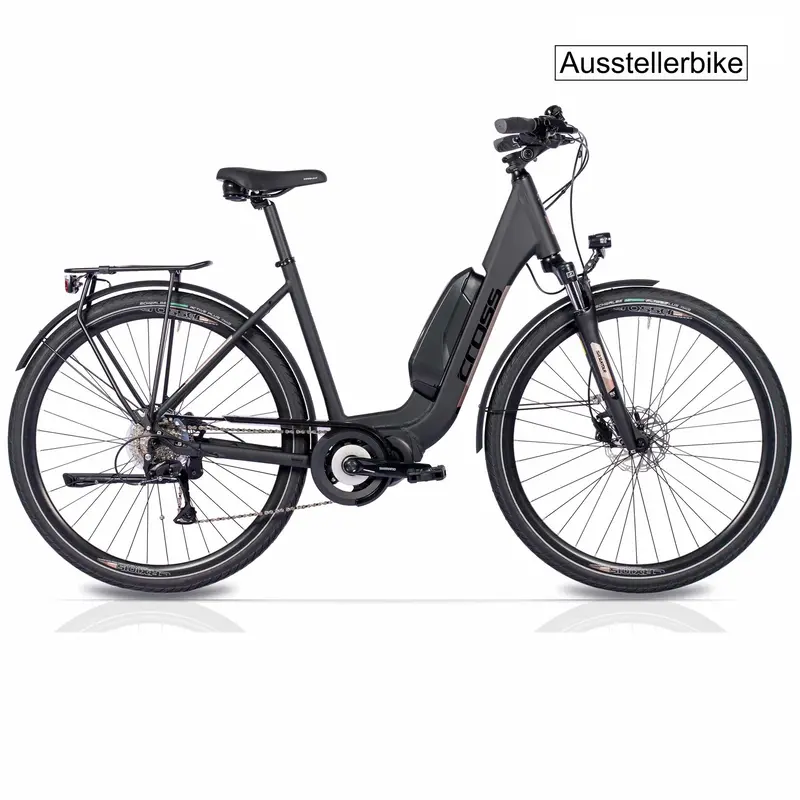 28" E-Bike Trekking Fahrrad Ls Wave V-Tron Shimano Steps E-5000 418 Wh 9 Gang Shimano Rd-T3000sgs - B-Ware 1