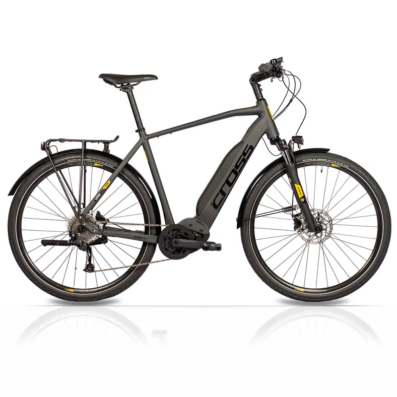 28" Herren E-Bike Trekking Fahrrad Lumina Bosch Performance Line Cx 500Wh 9S Shimano Alivio 1