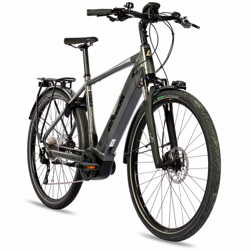 28" Herren E-Bike Trekking Fahrrad Nova Bosch Performance Line 500Wh 10S Shimano Deore Rd-T6000 2