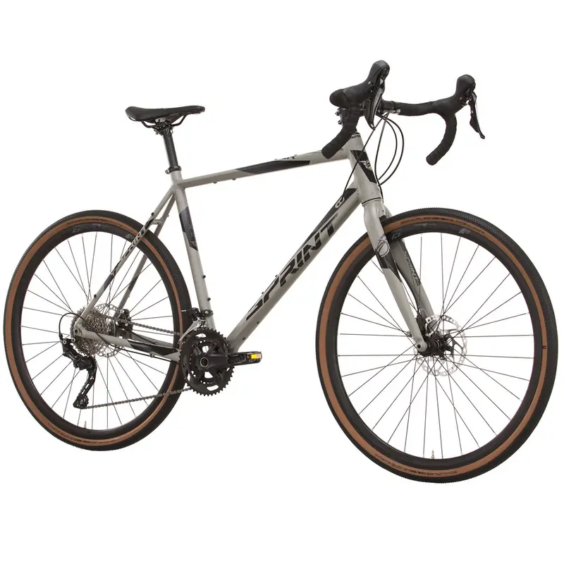 28" Herren Gravel Bike Whisper 7.0 Fahrrad 2 X 10 Gang Shimano Grx-400 Grau 1