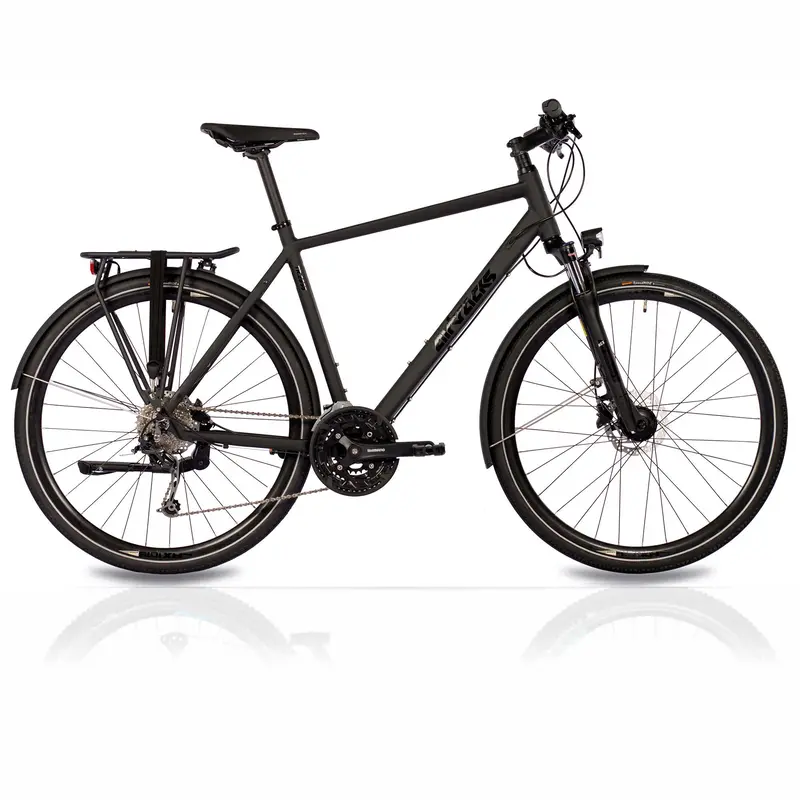 28" Herren Trekking Fahrrad Tr.2855 Trekkingrad Shimano Deore 27 X Gang M592 Sgs 1