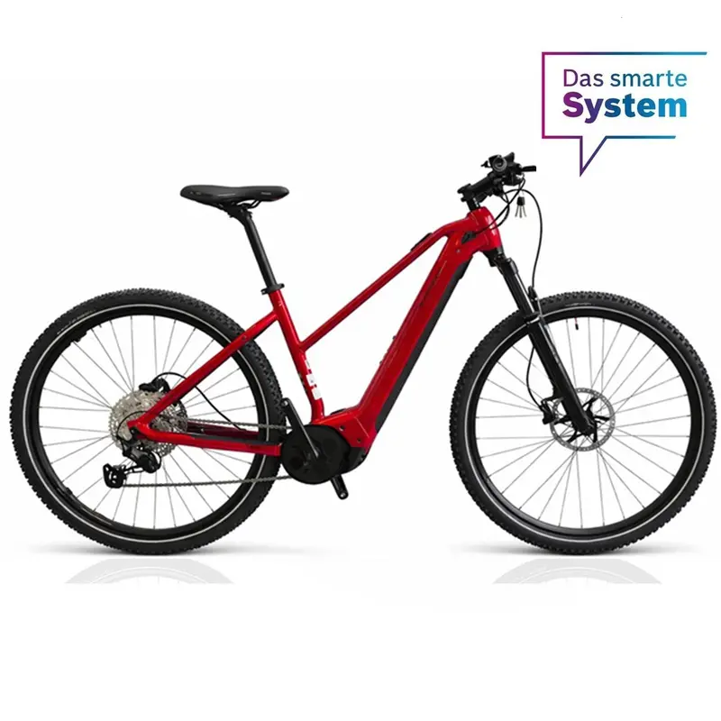 29" Damen E-Mtb Sprint M 4.0 Bosch Performance Line Cx Smart System Powertube 750 Wh 1 X 12 Gang Shimano Slx Rd-M7100-Sgs Rot 1