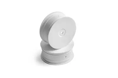 2Wd Front Wheel Aerodisk With 12Mm Hex Ifmar - White (2) 1