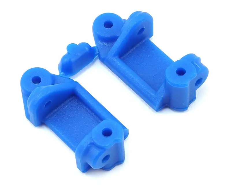 30 Deg Caster Block Set (Blue) (2) (Rustler, Stampede, Slash) Rpm-80715 1