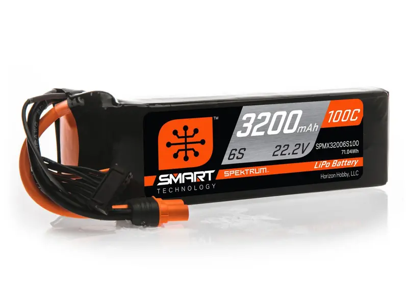 3200Mah 6S 22.2V 100C Smart Lipo Battery; Ic5 1