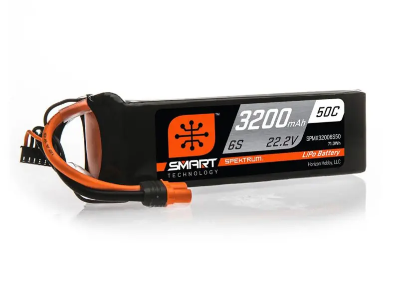 3200Mah 6S 22.2V 50C Smart Lipo Battery; Ic5 1