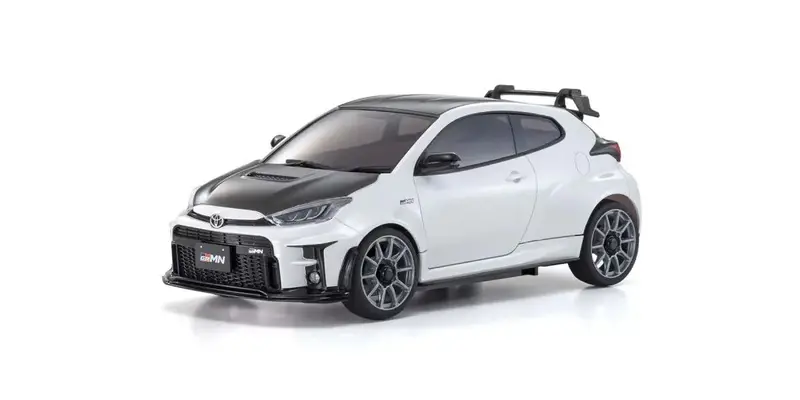 32640Pw Mini-Z Awd Ma-020 Readyset Toyota Grmn Yaris Circuit Package Pearl White 1
