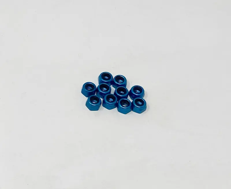 3Mm Aluminum Hex Lock Nut Low Profile 5.5Mm Hex, Vrc-30147 1