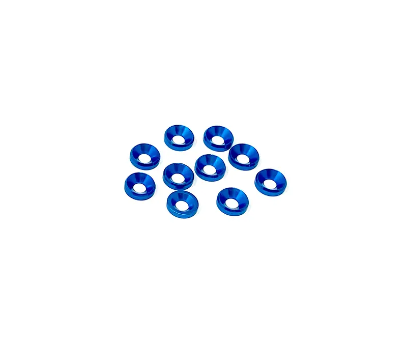 3Mm Countersunk Flat Washer - Aluminum 1