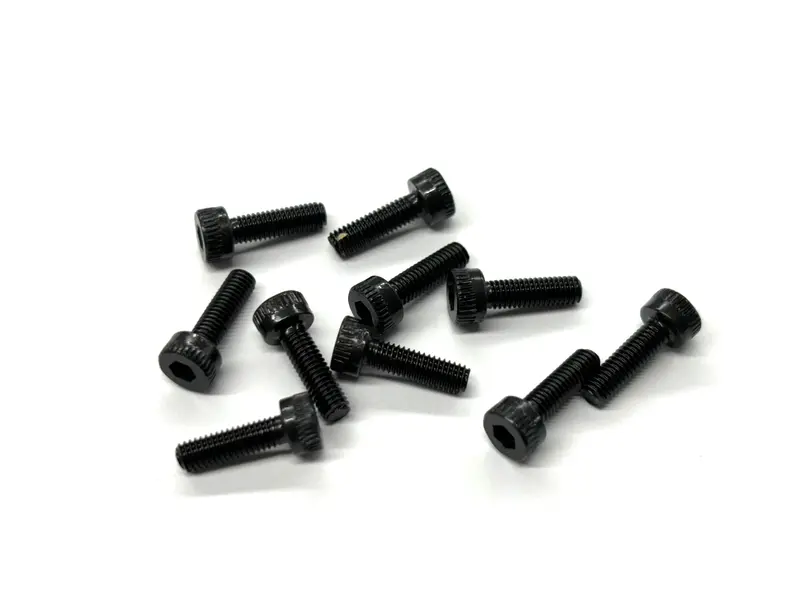 3Mm X 10Mm Metric Cap Head Screw (Black Steel) Set Of 10, Vrc-8266 1