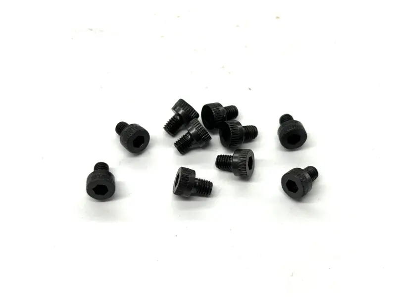 3Mm X 4Mm Metric Cap Head Screw (Black Steel) Set Of 10, Vrc-8263 1