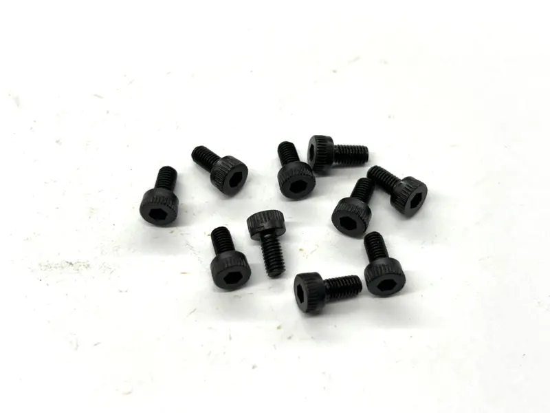 3Mm X 6Mm Metric Cap Head Screw (Black Steel) Set Of 10, Vrc-8264 1