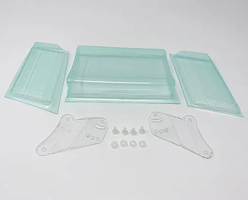 3X4 X 1/2 Front Wing Kit, Fits Team Gfrp And Custom Works Jb-3004 1