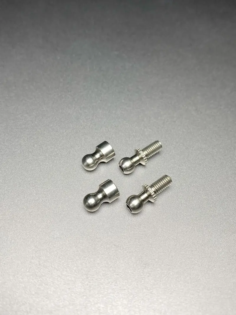 4.3Mm Ball Studs For Anti-Roll Bar Yokomo Dogfighter 870, Works 91/92 93 93Wcs And Yz-10 94 To 97, Fz-0504 1