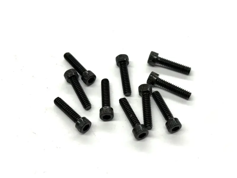 4-40 X 1/2 Cap Head Screw (Black Steel) Set Of 10, Vrc-8253 1