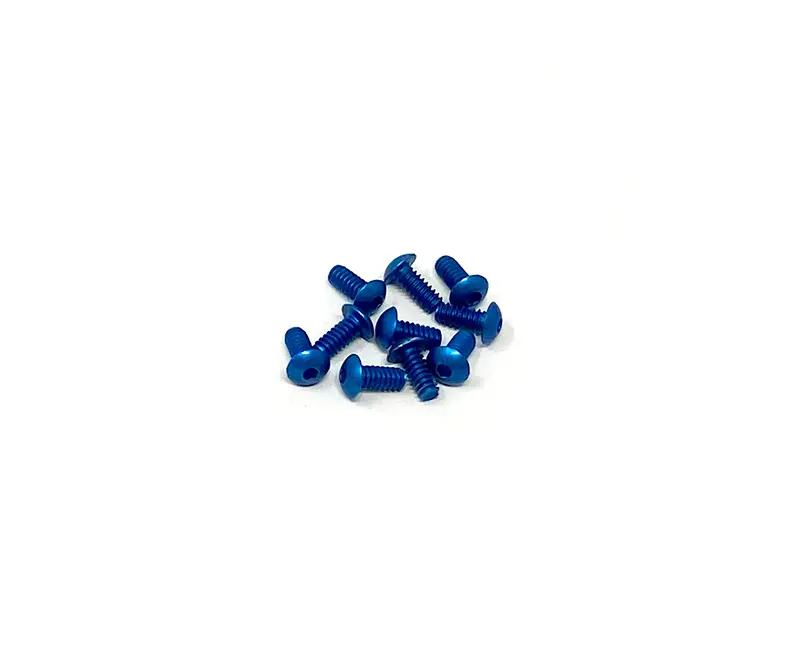 4-40 X 1 /4 Button Head Socket Screws - Aluminum 1