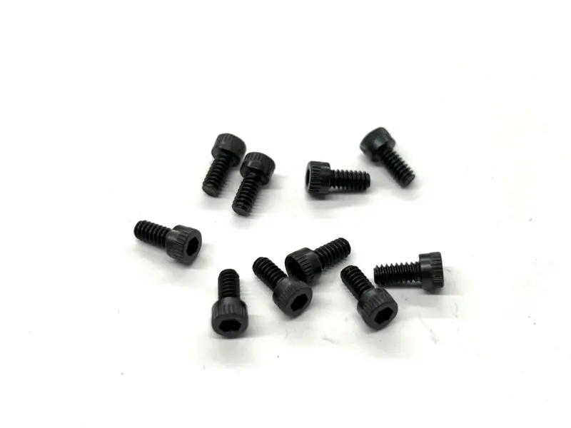 4-40 X 1/4 Cap Head Screw (Black Steel) Set Of 10, Vrc-8249 1
