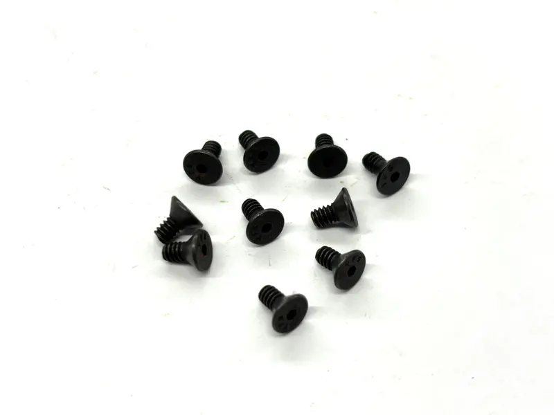 4-40 X 1/4 Flat Head Screw (Black Steel) Vrc-8255 1