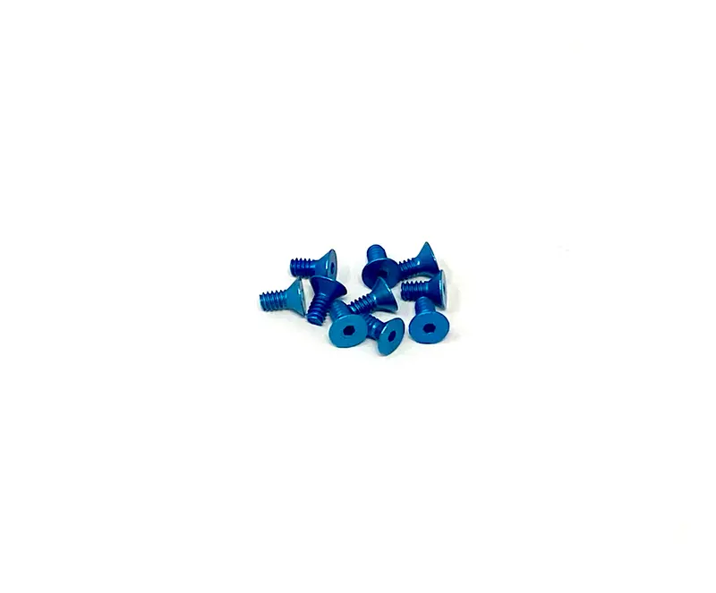 4-40 X 1 /4 Flat Head Socket Screws - Aluminum 2