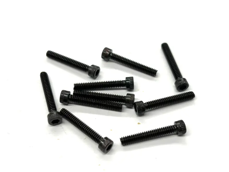 4-40 X 3/4 Cap Head Screw (Black Steel) Set Of 10, Vrc-8254 1