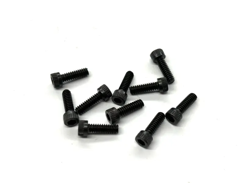 4-40 X 3/8 Cap Head Screw (Black Steel) Set Of 10, Vrc-8251 1