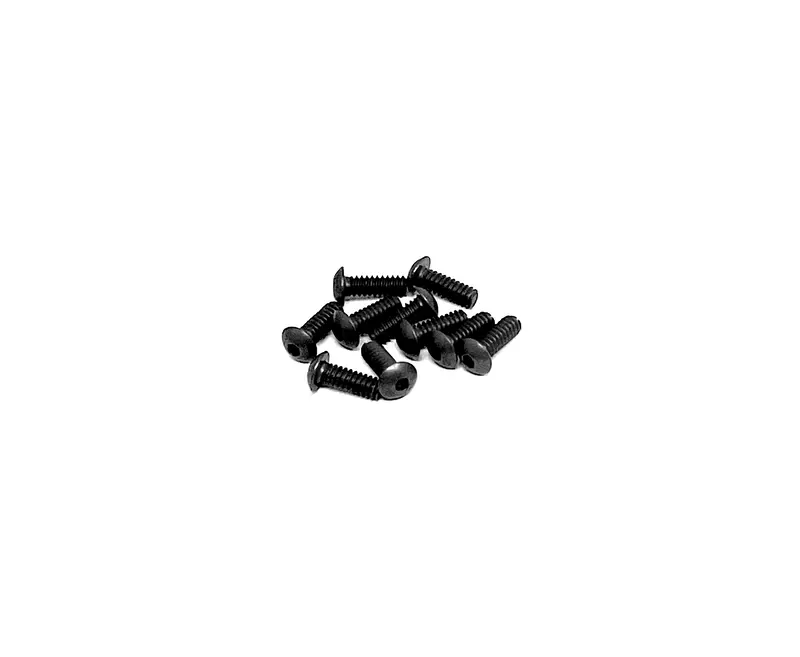 4-40 X 5/16 Button Head Screw (Black Steel) Set Of 10, Vrc-8258 1