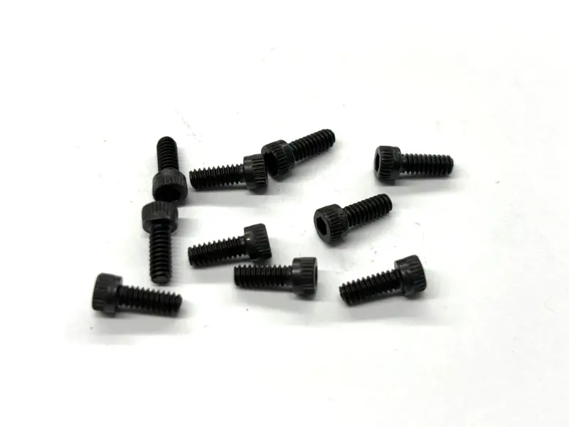 4-40 X 5/16 Cap Head Screw (Black Steel) Set Of 10, Vrc-8250 1
