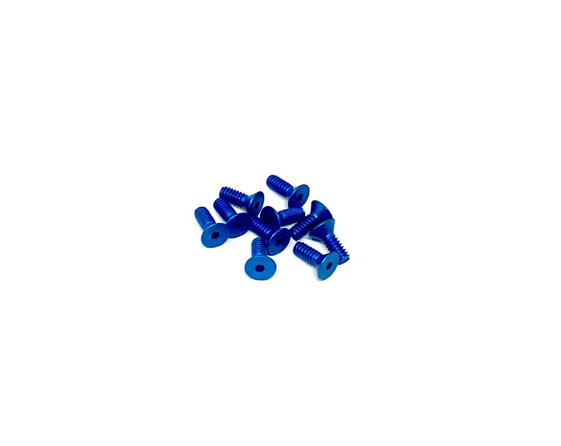 4-40 X 5/16 Flat Head Socket Screws - Aluminum 1