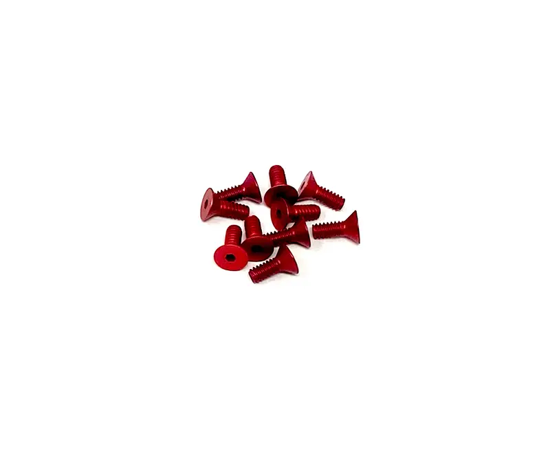4-40 X 5/16 Flat Head Socket Screws - Aluminum 2
