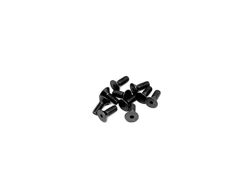 4-40 X 5/16 Flat Head Socket Screws - Aluminum 3