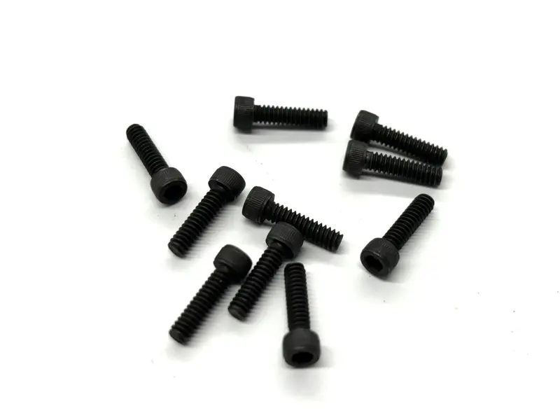 4-40 X 7/16 Cap Head Screw (Black Steel) Set Of 10, Vrc-8252 1