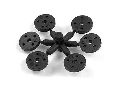 4-Hole Composite Shock Piston Set - Straight - Wide (2) 1