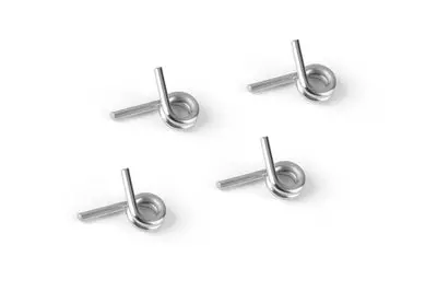 4-Shoe Clutch Springs - Silver - Hard (4) 1