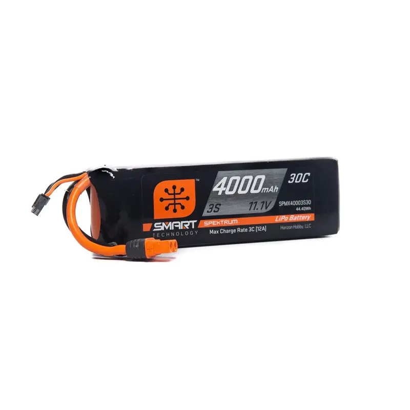 4000Mah 3S 11.1V Smart Lipo Battery 30C; Ic3 1