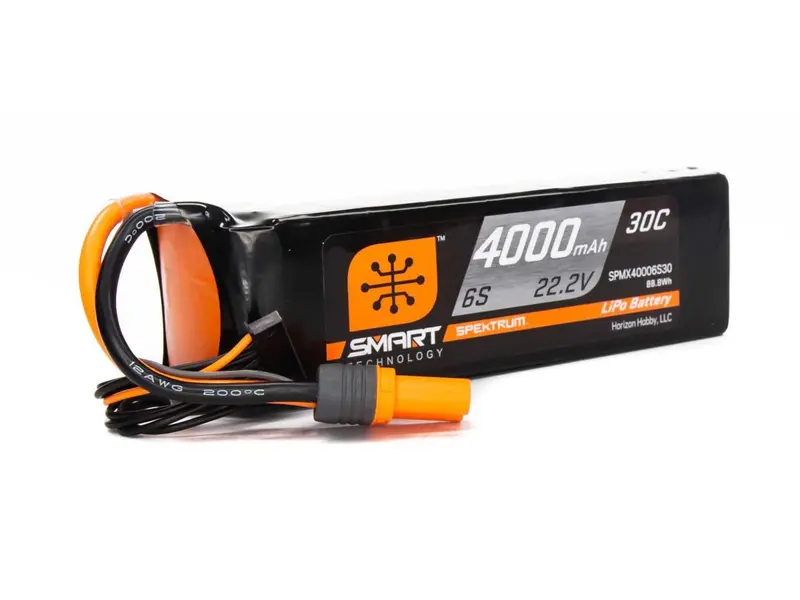 4000Mah 6S 22.2V Smart Lipo Battery 30C; Ic5 1