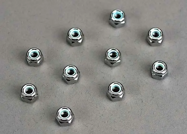 4Mm Nylon Locking Nuts (10), Tra-1747 1