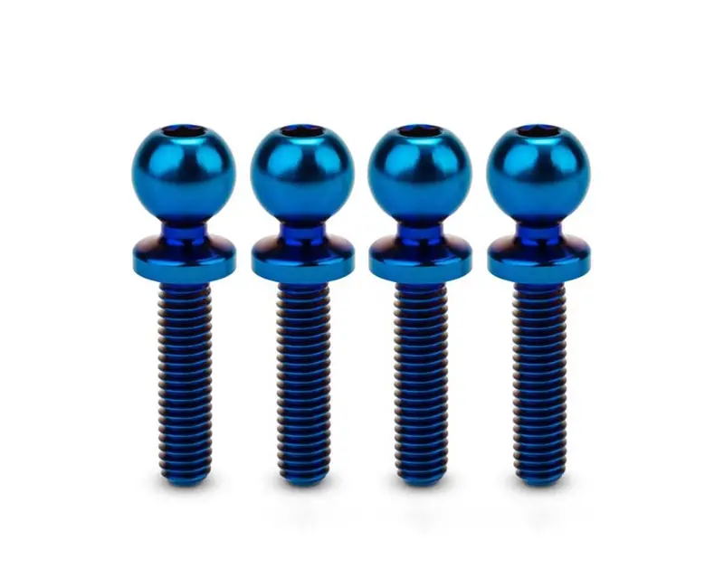 5.5Mm Revolved Titanium Ball Studs (4) (12Mm), Jco-5135 1