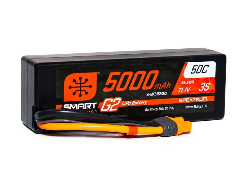5000Mah 3S 11.1V Smart G2 50C Ic3 1