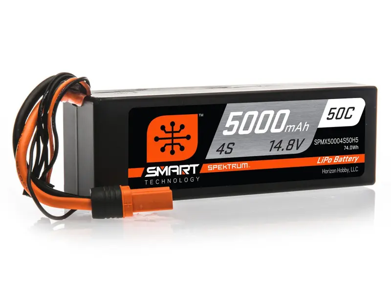 5000Mah 4S 14.8V 50C Smart Lipo Hardcase; Ic5 1