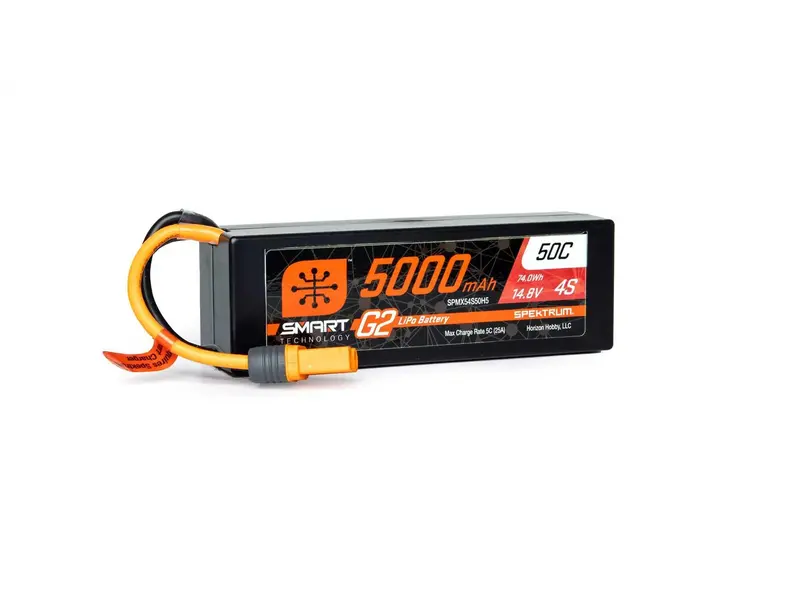 5000Mah 4S 14.8V Smart G2 50C Ic5 1