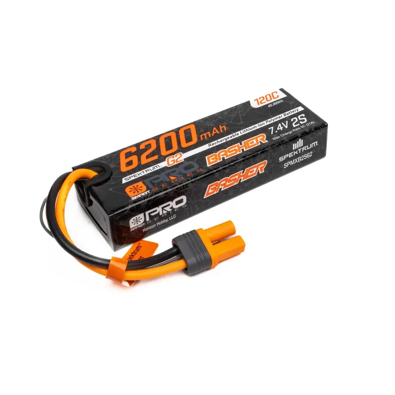 7.4V 6200Mah 2S 120C Smart G2 Pro Basher Lipo: Ic5 1