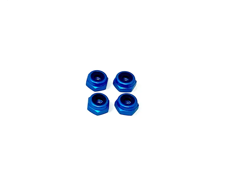 8-32 Hex Lock Nut Low Profile - Aluminum 1