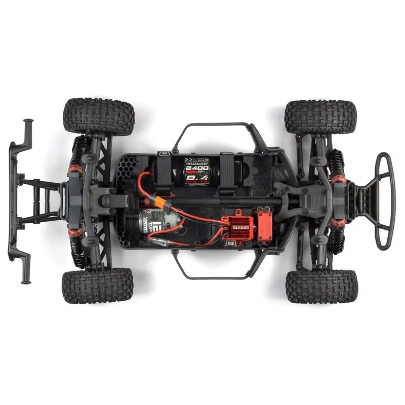 Aarma Senton Mega 3S 1/10 4Wd Sc Truck Rtr Red/Blk, Ara102715t1 2