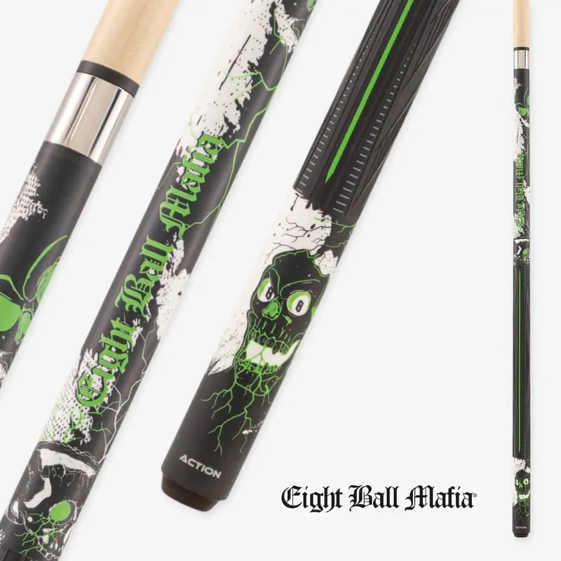 Action Eight Ball Mafia - Green Skull 1