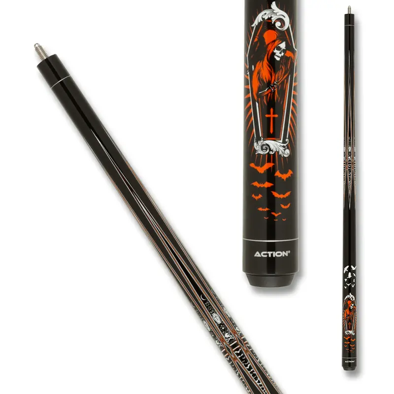Action Garage Act166 Pool Cue Black/Orange 13Mm 19Oz 1
