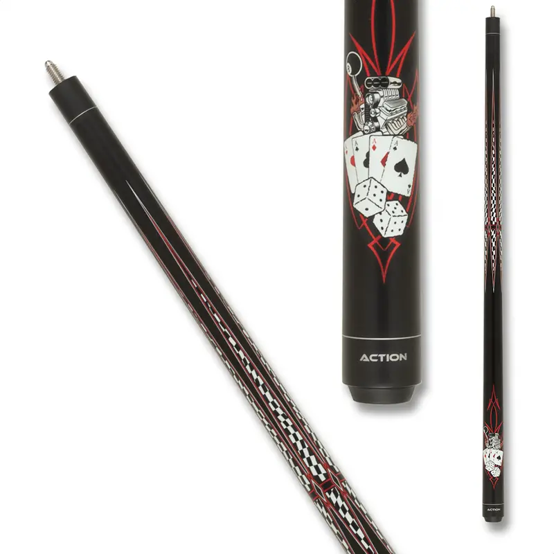 Action Garage Act169 Cue Black/Red  13Mm 19Oz 1