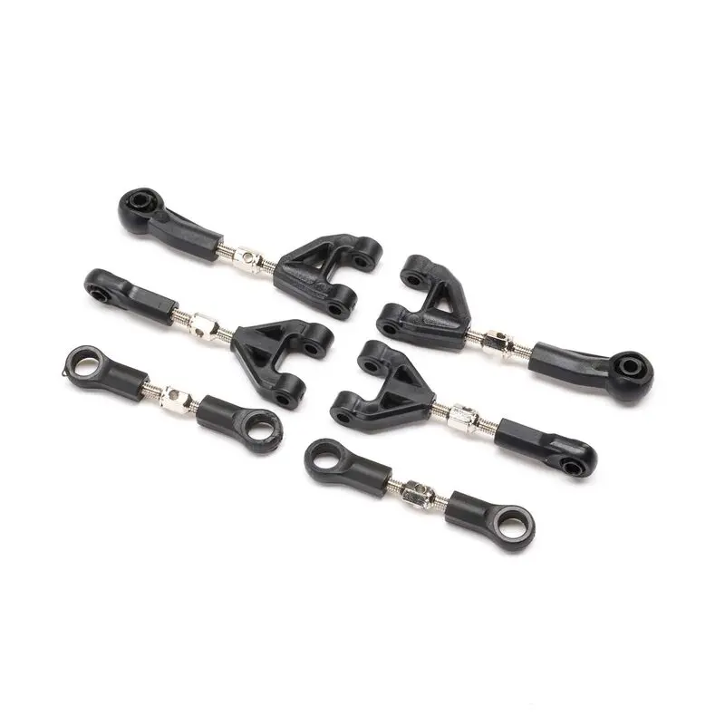 Adjustable Camber & Steering Link Set: Nascar Grom, Los-1923 1