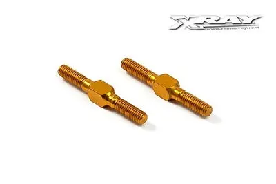 Alu Adj. Turnbuckle L/R 26 Mm - Orange - Swiss 7075 T6 (2) 1